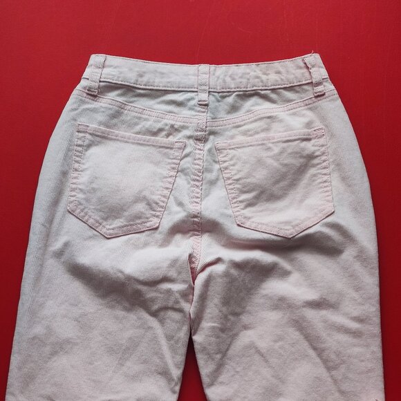 NOBO light pink corduroy pants women's junior size 1 - Picture 4 of 7